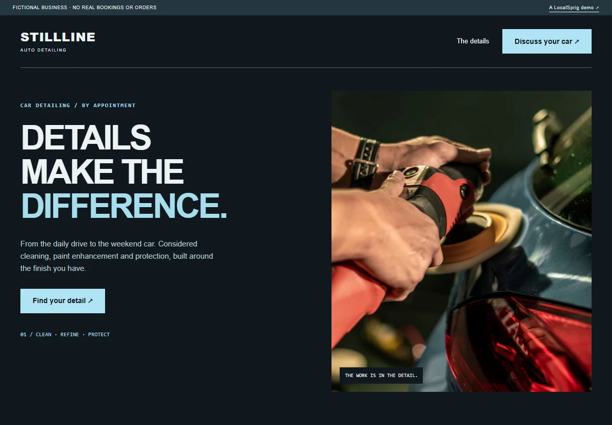 Stillline website preview
